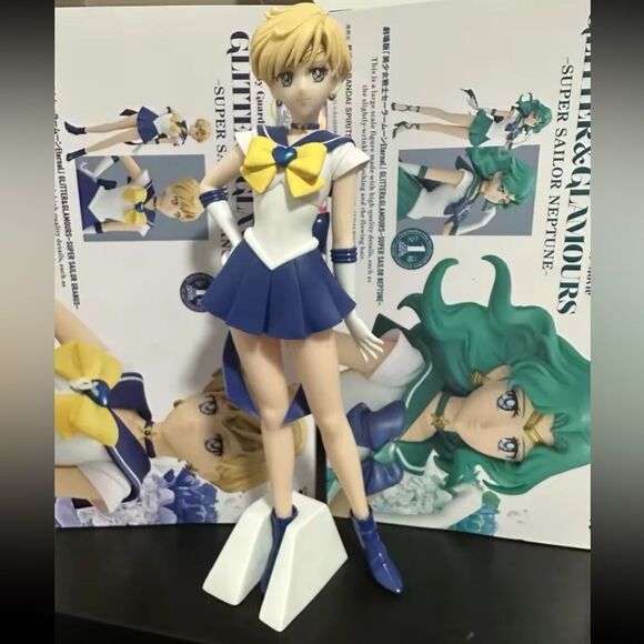 New Sailor Moon Sailor Uranus Haruka Tenoh Anime Action Figure - Picture 5 of 6